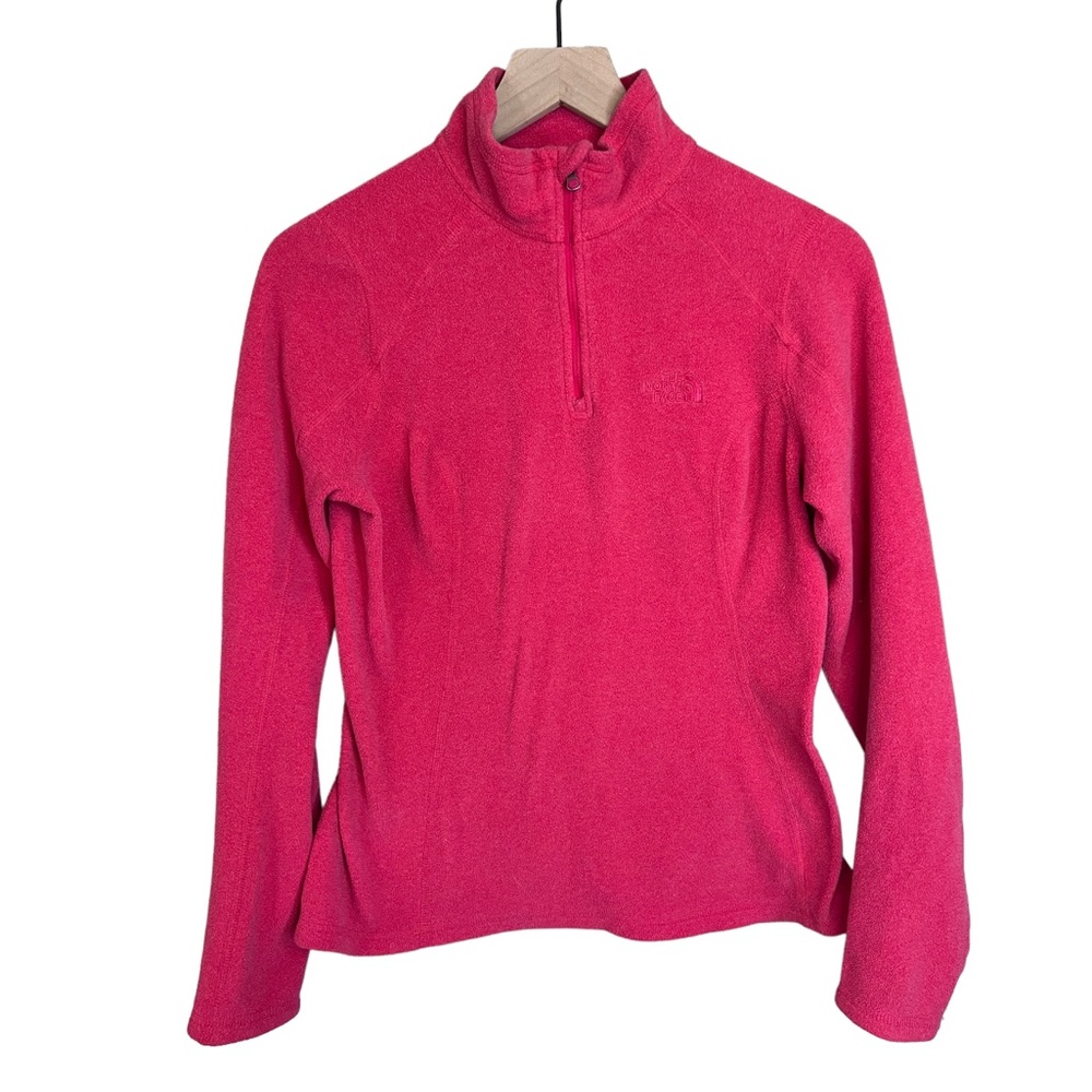 The North Face TKA 100 Microvelour Glacier 1/4 Zip
